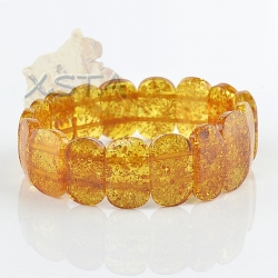 Cognac Baltic amber natural bracelet